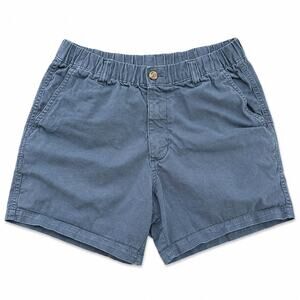 BearBottom Blue Chino Shorts 5.5 Inch Elastic Waist Men’s Size Medium